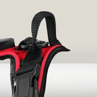Harnais Chien - LEDDogHarnesses™ - Rouge - Chien Trendy