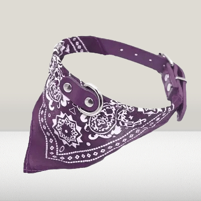 Collier Pour Chien - NewCatDogScarf™ - Mauve - Chien Trendy