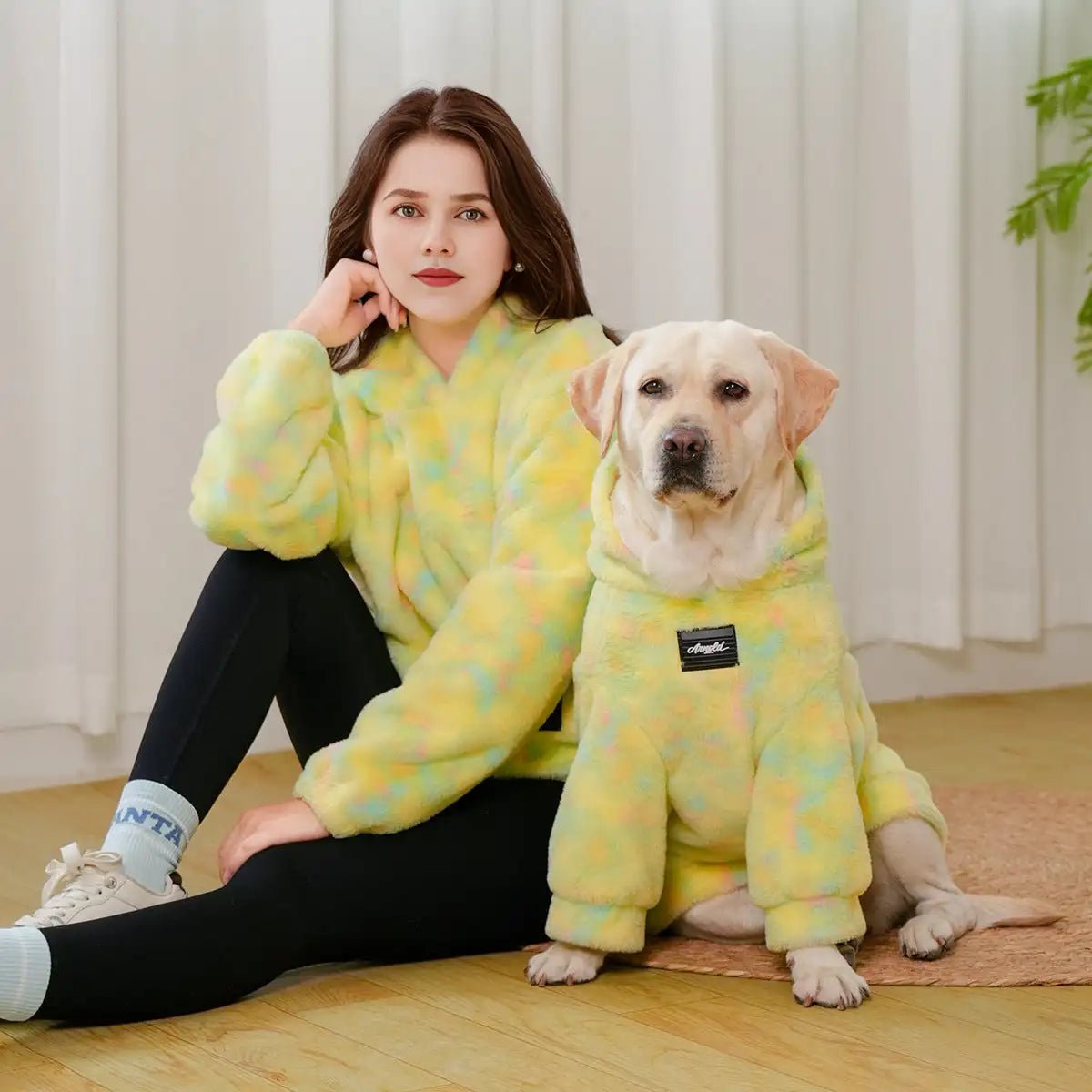 Manteau pour Chien - MatchingHoodies™ - Jaune - Chien Trendy
