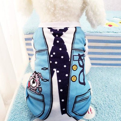 VETEMENT POUR CHIEN - ChicouPet™ - Gilet Cravate - Chien Trendy