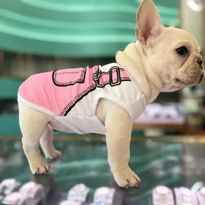 VETEMENT POUR CHIEN - ChicouPet™ - Salopette Rose - Chien Trendy
